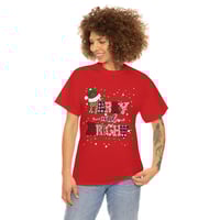 Image 7 of Merry And Bight Christmas T-shirt, Leopard Print Christmas Shirt, Women Christmas T-Shirt, Holida...