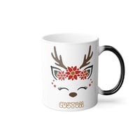 Image 6 of Reindeer Graphic Color Morphing Mug, 11oz