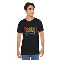 Image 1 of Personalized Pastor Husband Shirt, Father's Day Tee,Dad T Shirt, Christian Apparel, Gift For Dad
