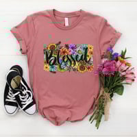 Image 1 of Fall Shirt, Thanksgiving Gift, Thanksgiving Shirt, Blessed Shirt, Woman Shirt, Fall Vibes, Thankf...