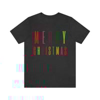 Image 2 of Merry Christmas T-Shirt, Women Christmas Shirt, Holiday Shirt, Gift For Her, Christmas Party Shir...
