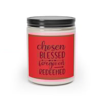 Image 2 of Choen, Blessed, Forgiven ad Redeemed, Scented Christmas Candle, Christmas Gifts Idea, Holiday Sce...