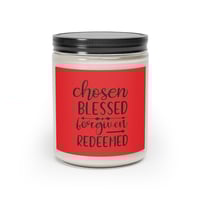 Image 5 of Choen, Blessed, Forgiven ad Redeemed, Scented Christmas Candle, Christmas Gifts Idea, Holiday Sce...