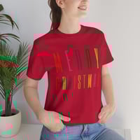 Image 9 of Merry Christmas T-Shirt, Women Christmas Shirt, Holiday Shirt, Gift For Her, Christmas Party Shir...