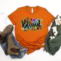 Image 6 of Fall Shirt, Thanksgiving Gift, Thanksgiving Shirt, Blessed Shirt, Woman Shirt, Fall Vibes, Thankf...