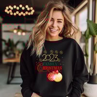 Image 3 of 2023 Family Christmas Sweatshirt, Christmas Sweatshirt, Christmas Hoodie, Family Christmas Gift, ...