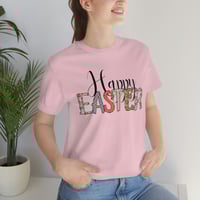 Image 1 of Happy Easter Shirt, Faith Easter Shirt. Religious Easter Apparel For Men. Christian Easter T-Shir...