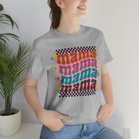 Image 2 of Retro Groovy Mama Shirt, Mother's Day Gift For Mom Tee, Cute Mama Gift For Mother's Day, Retro Ma...