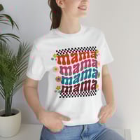 Image 3 of Retro Groovy Mama Shirt, Mother's Day Gift For Mom Tee, Cute Mama Gift For Mother's Day, Retro Ma...