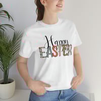 Image 4 of Happy Easter Shirt, Faith Easter Shirt. Religious Easter Apparel For Men. Christian Easter T-Shir...