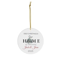 Image 2 of First Christmas In Our Home 2023 Ornament, Personalized Christmas Ornament,  Christmas Ornament, ...
