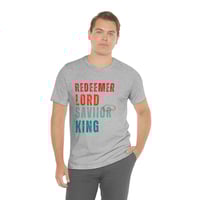 Image 4 of He Is Risen T-Shirt, Happy Easter Shirt, Religious Easter Apparel For Men. Christian Easter T-Shi...