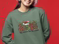 Image 1 of Jesus The Reason For The Season Sweatshirt, Christian Christmas Gift, Jesus Sweatshirt, Religious...
