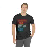 Image 5 of He Is Risen T-Shirt, Happy Easter Shirt, Religious Easter Apparel For Men. Christian Easter T-Shi...