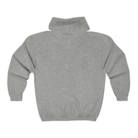 Image 2 of Jesus Red And ChristmasUnisex Heavy Blend Full Zip Hooded Sweatshirt