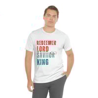 Image 7 of He Is Risen T-Shirt, Happy Easter Shirt, Religious Easter Apparel For Men. Christian Easter T-Shi...
