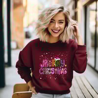 Image 4 of Christmas Sweatshirt, Vintage Christmas Sweatshirt, Christmas Sweater, Merry Christmas Gifts For ...