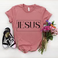 Image 1 of Jesus T-Shirt, Women Christian Shirt, Religious Woman Tee, Christian Apparel, Funny Tee, Christia...