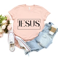 Image 2 of Jesus T-Shirt, Women Christian Shirt, Religious Woman Tee, Christian Apparel, Funny Tee, Christia...