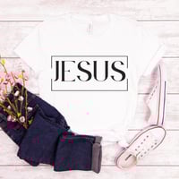 Image 3 of Jesus T-Shirt, Women Christian Shirt, Religious Woman Tee, Christian Apparel, Funny Tee, Christia...