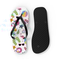 Image 3 of Beach Themed Flip Flops