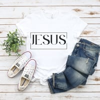 Image 4 of Jesus T-Shirt, Women Christian Shirt, Religious Woman Tee, Christian Apparel, Funny Tee, Christia...
