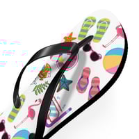 Image 4 of Beach Themed Flip Flops