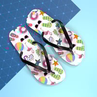 Image 5 of Beach Themed Flip Flops