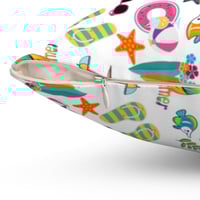 Image 3 of Beach Themed Spun Polyester Square Pillow