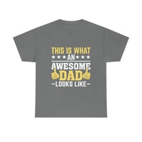 Image 5 of Father's Day Shirt, This Is What AN Awesome Dad Looks Like Tee, Gift For Dad, Shirt For Dad, Unis...