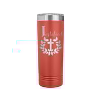 Image 1 of Justified Monogram Personalized Tumbler, Monogram Coffee Mug, Valentine's Day Gift ift, Bridal Pa...