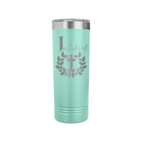 Image 3 of Justified Monogram Personalized Tumbler, Monogram Coffee Mug, Valentine's Day Gift ift, Bridal Pa...