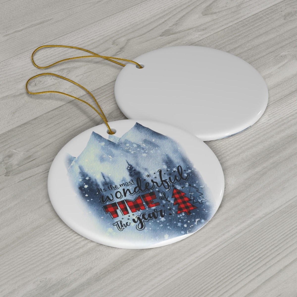 It's The Most Wonderful Time Of The Year Christmas Ceramic