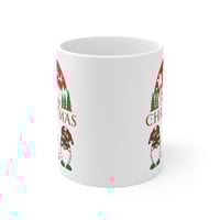 Image 2 of Merry Christmas Ceramic Mug 11oz, Christmas Gnomes Coffee Mug, Holiday Gift Idea, Christmas Coffe...
