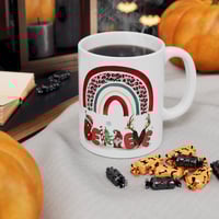 Image 3 of Believe Christmas Mug, Retro Christmas Rainbow Mug, Christmas Coffee Mug, Holiday Gift Idea, Gift...