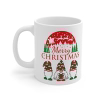 Image 3 of Merry Christmas Ceramic Mug 11oz, Christmas Gnomes Coffee Mug, Holiday Gift Idea, Christmas Coffe...