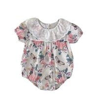 Image 1 of Penelope Bubble Romper - Bloom