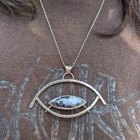 Image 1 of Dendritic Opal Statement Necklace