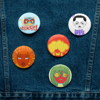 Image 3 of Button Pins ꕤ #1 | 2.25in