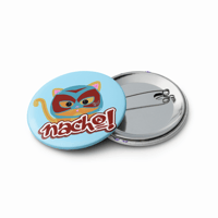 Image 2 of Button Pins ꕤ #1 | 2.25in