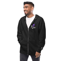 Image 2 of Embroidered Zip Up Hoodie