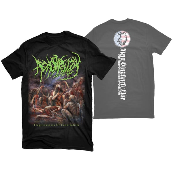 Image of ABHORRENTLY "FLAGITIOUSNESS OF CANNIBALISM" T-SHIRT