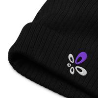 Image 4 of Ribbed Knit Beanie