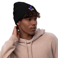 Image 3 of Ribbed Knit Beanie