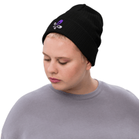 Image 5 of Ribbed Knit Beanie