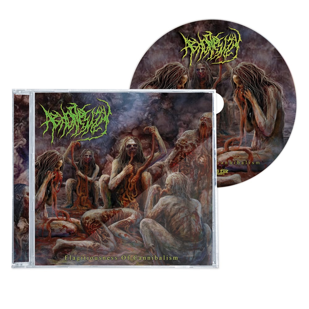 Image of ABHORRENTLY "FLAGITIOUSNESS OF CANNIBALISM" CD