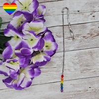 Image 1 of Flower Rainbow Bookmark 