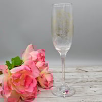 Image 2 of Pink Wine Glass Wine Glass Charm 