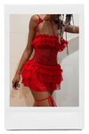 the VIXEN two-piece set, in red