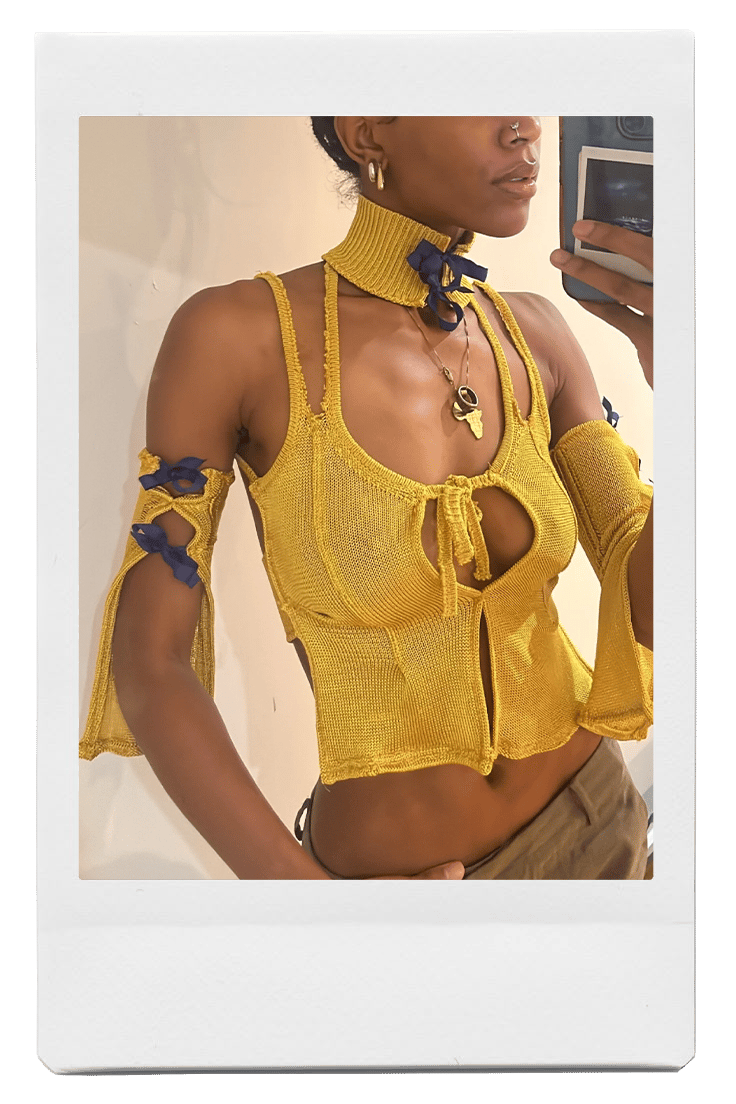 upcycled SUNNI tank top set